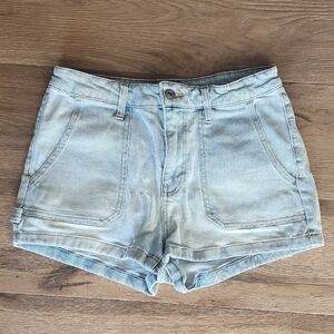 Celebrity Pink Light Blue Jean Shorts